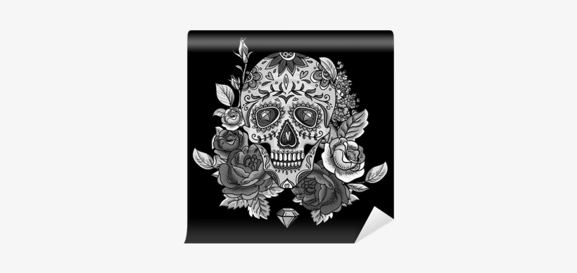 Png Freeuse Download Card Drawing Skull - Day Of The Dead 2017, transparent png download