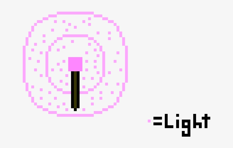 Cotton Candy Torch - Pixel Art Emoji, transparent png download