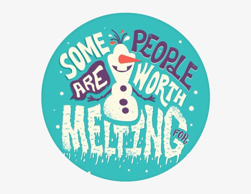 Disney Quote Pop Grip - Movie Typography Art Print - Frozen In Size, transparent png download