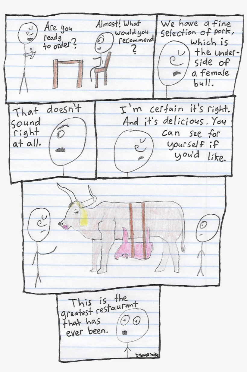 Comic 53- Adora Bull - Technical Drawing, transparent png download