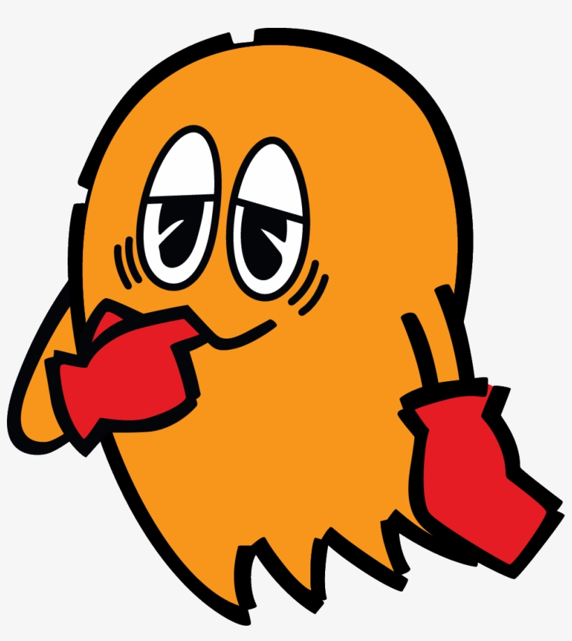 Original Clipart Pac Man - Pac Man Clyde, transparent png download