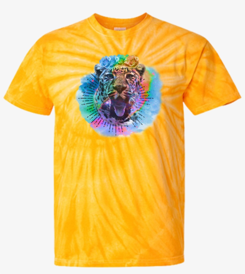 Youth Wildcat Watercolor Tie Dye T-shirt - Black Gun American Flag - Rifle Weapon Firearm 2nd, transparent png download