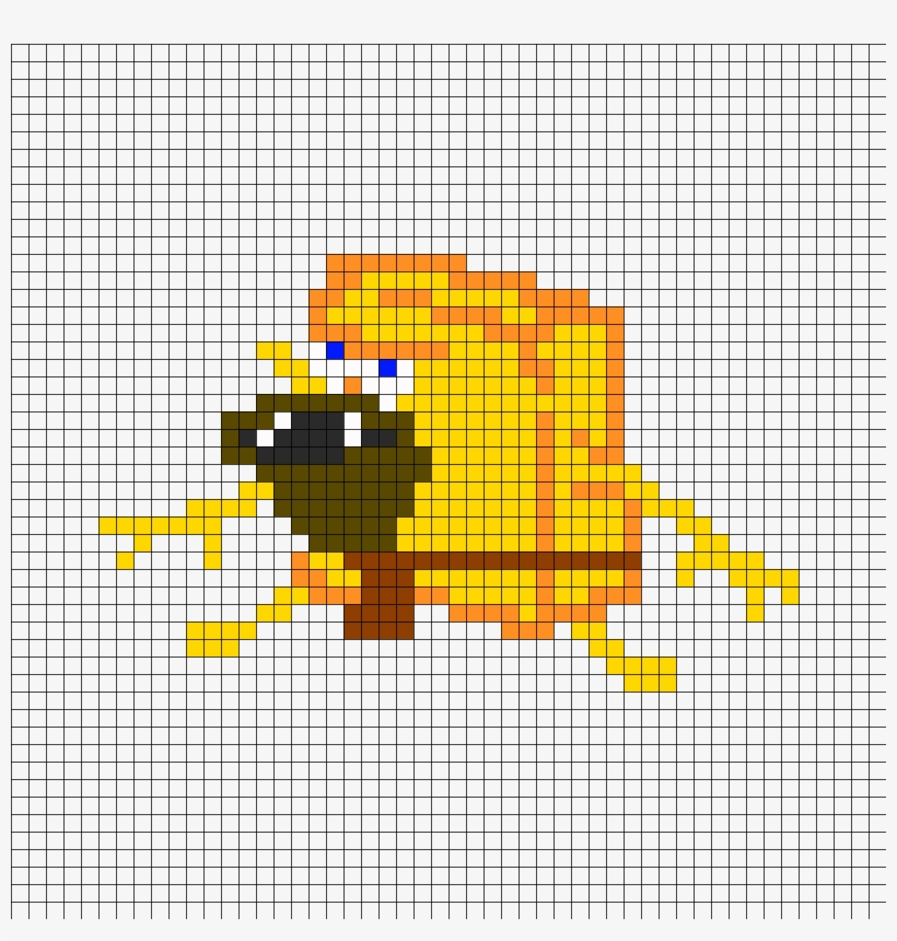 Spongegar - Spongegar Perler, transparent png download