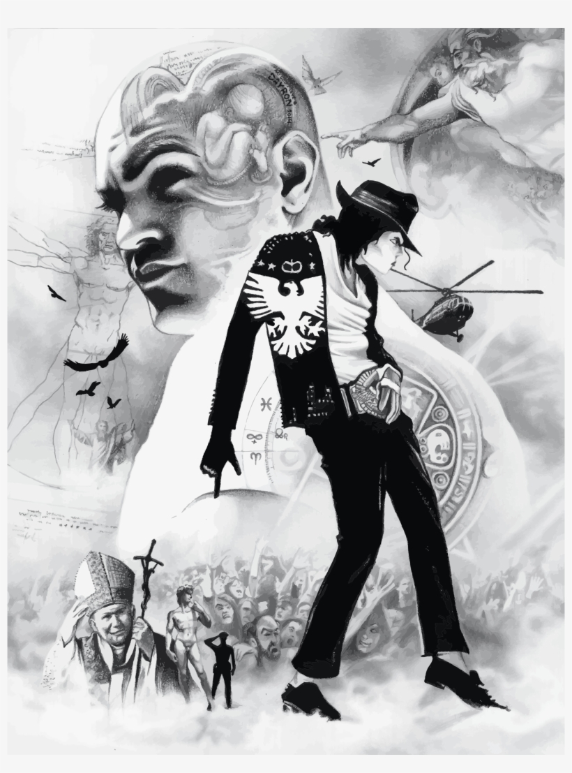 This Free Icons Png Design Of Michael Jackson Pencil, transparent png download