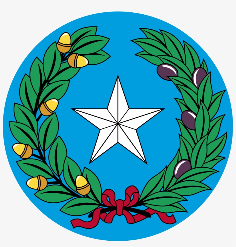 Coat Of Arms Of The Republic Of Texas - Texas State Seal, transparent png download