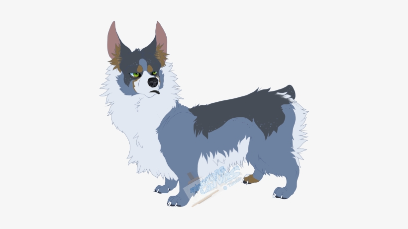 Drawn Corgi Computer - Computer, transparent png download