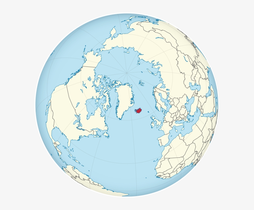 Even Though Intellectually I *knew* That Iceland Was - Iceland To North Pole, transparent png download