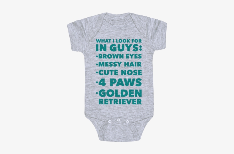 Golden Retriever Baby Onesy - Onesie, transparent png download