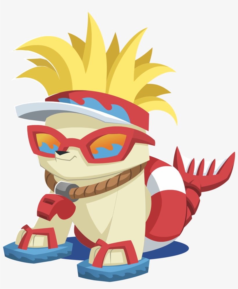 Seal In Summer - Animal Jam Seal, transparent png download
