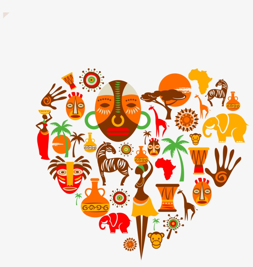 Travellogo - Cameroon World Cup 2014 Heart Flask, transparent png download