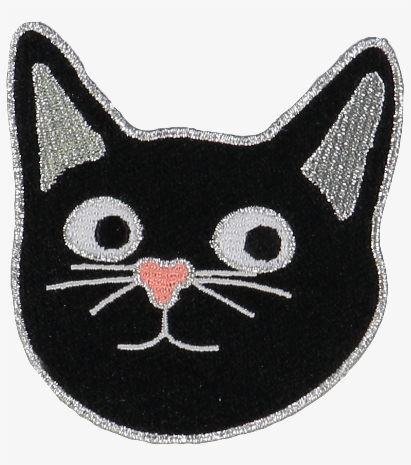 Cat Face Sticker Patch, transparent png download