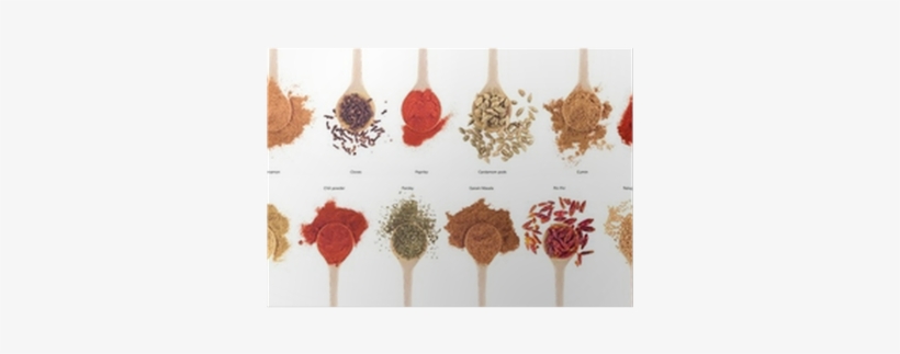 Spices On Spoons Png, transparent png download