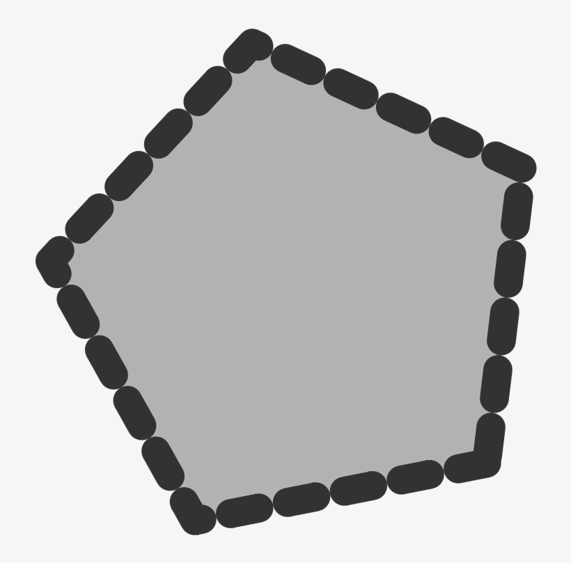 How To Set Use Polygon With Dotted Line Clipart, transparent png download