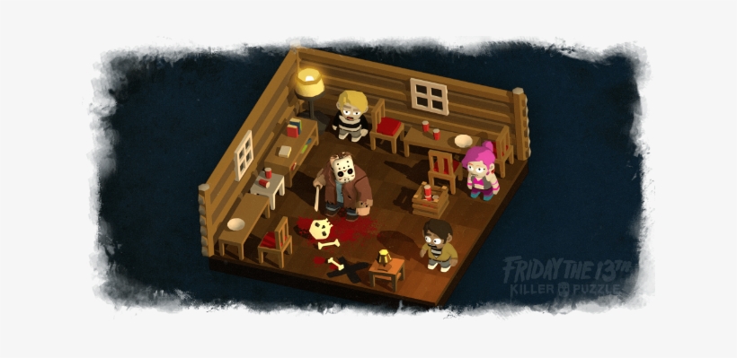 Stalk And Slay Campers Across 100 Puzzle Levels With - Friday The 13th Puzzle Game, transparent png download
