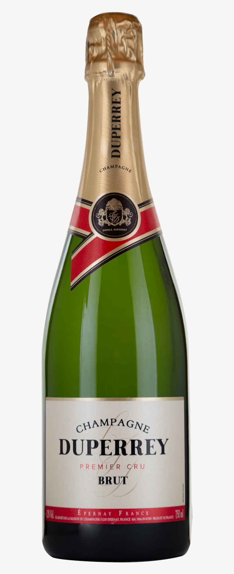 Champagne Duperrey Premier Cru Brut - Champagne, transparent png download