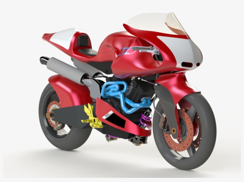 ๋britten V1000 Daytona Racing Motorcycle - Britten V1000 Cad, transparent png download