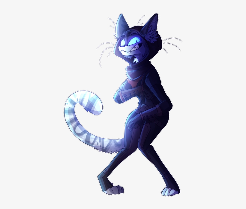 Cyber On Discord - Absolutely Mental Khajiit, transparent png download