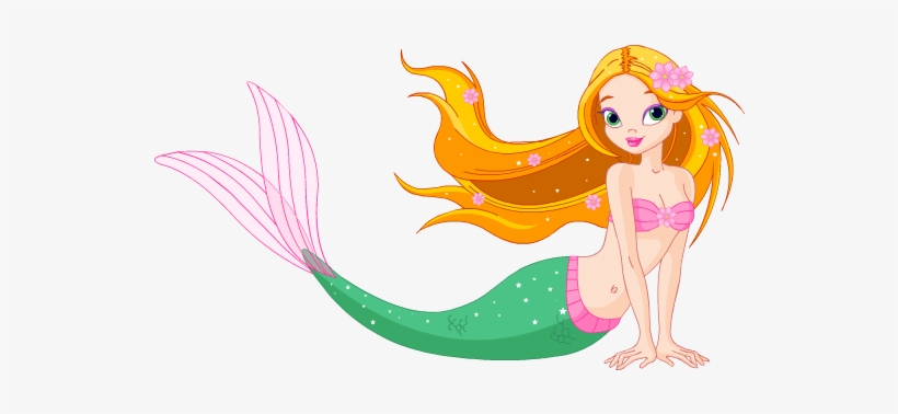 Mermaid Png - Beautiful Mermaid Note Cards, transparent png download