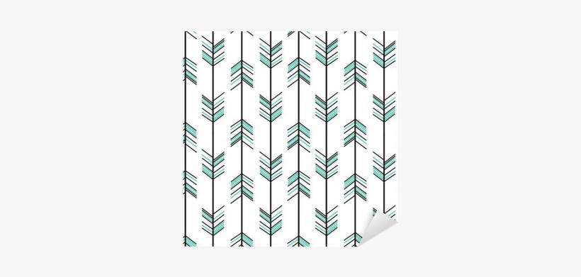 Arrow Seamless Vector Pattern Background Hipster Illustration - Illustration, transparent png download