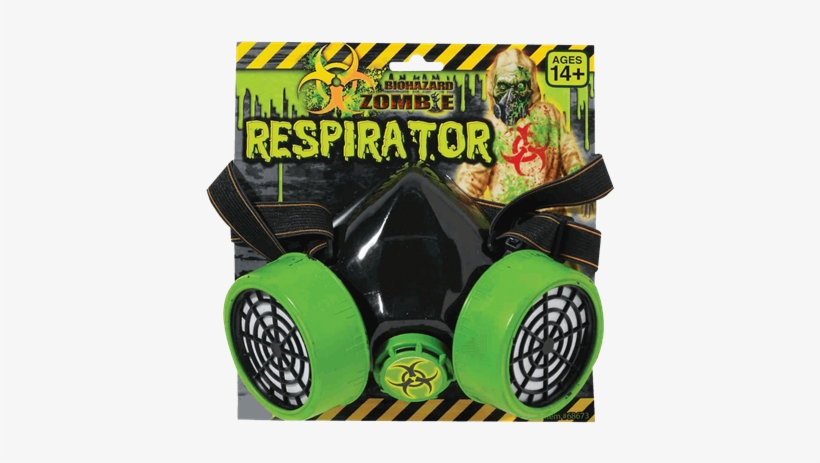 Biohazard Zombie Respirator Mask - Nerf Gas Mask, transparent png download
