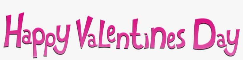 Happy Valentines Day Pink Png Clipart Picture - ข้อความ Happy Valentine Day, transparent png download