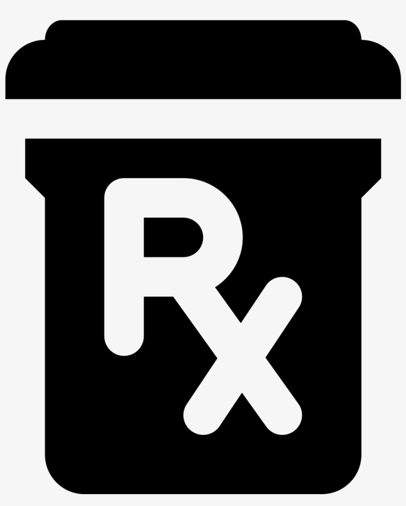 Pill Bottle Icon - Icon, transparent png download