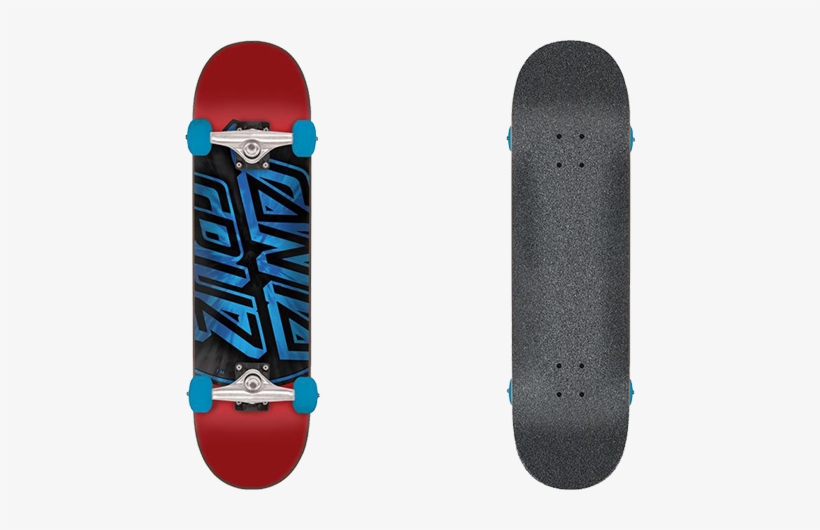 Santa Cruz Warp Dot Skateboard, transparent png download