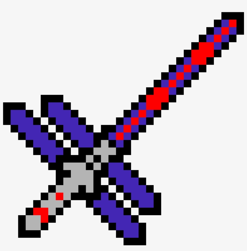 Lightsaber Star Wars Minecraft - Minecraft Star Wars Pixel Art, transparent png download