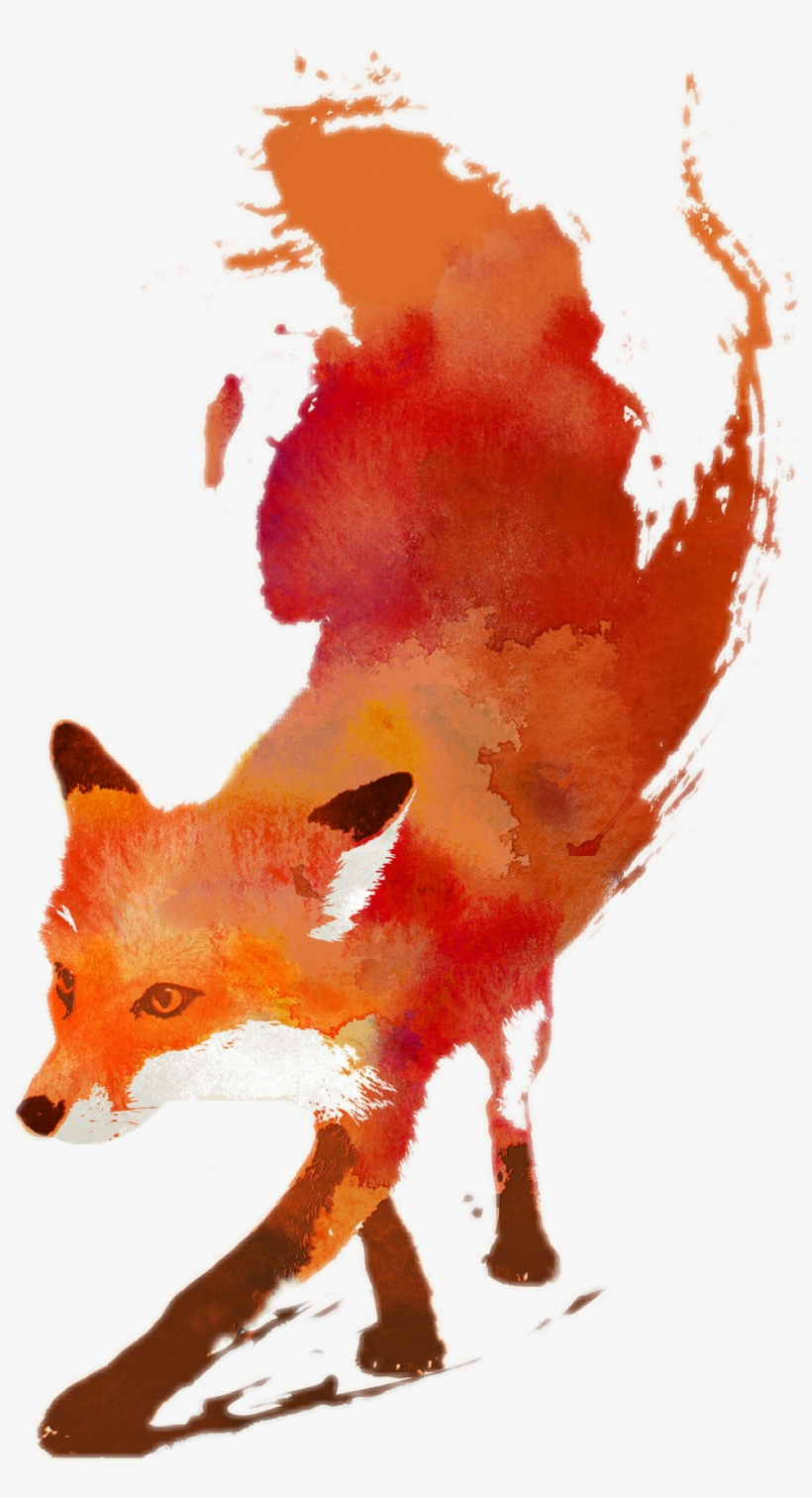 Robert Farkas 'vulpes Vulpes' Canvas Art, transparent png download