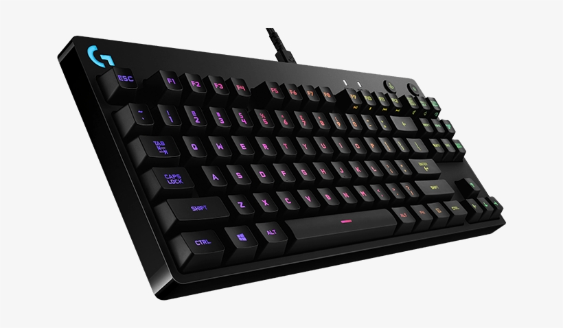 Logitech Pro Mechanical Gaming Keyboard Wired Keyboard, transparent png download