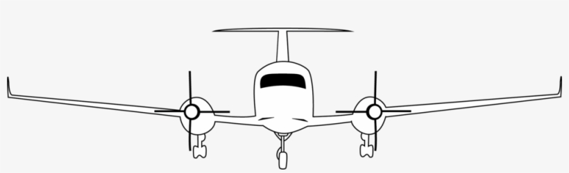 White Plane - Portable Network Graphics, transparent png download
