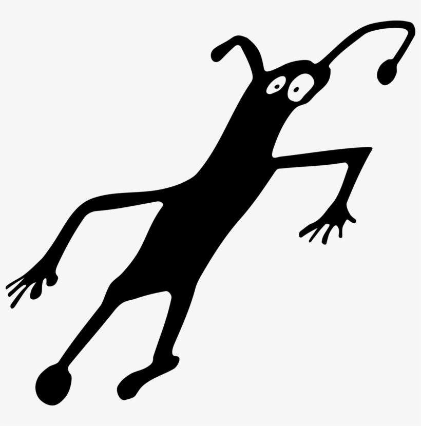 Acacus Mountains Petroglyph Person Rock Art - Rock Art, transparent png download