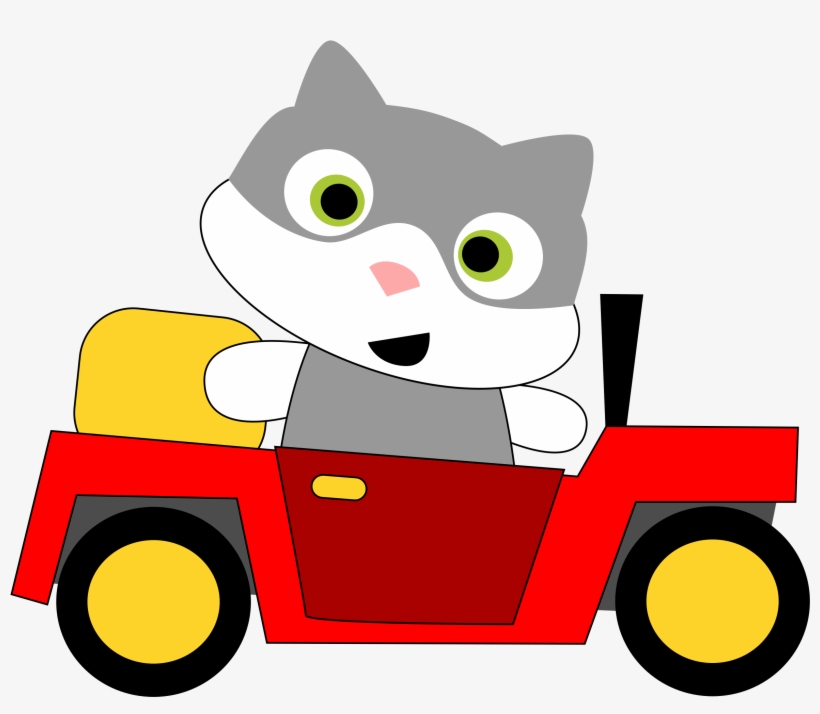 A Cat Driving Icons Png Free And - Cat Driving Car Clipart, transparent png download