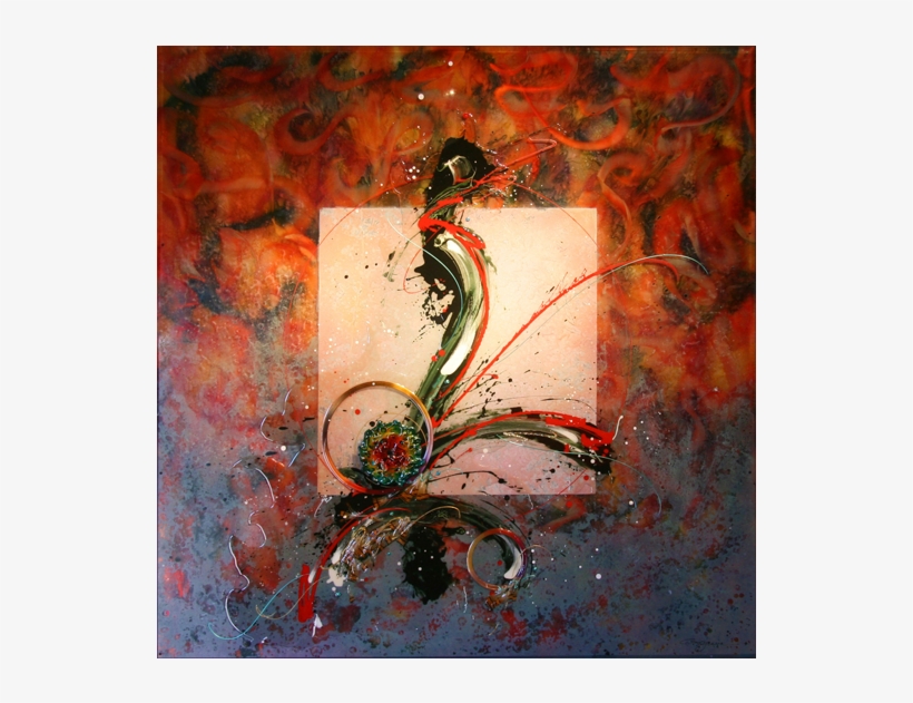 Mystic Mark Swirls, 48 X 48, Mixed Media On Plexiglass, - Artist, transparent png download