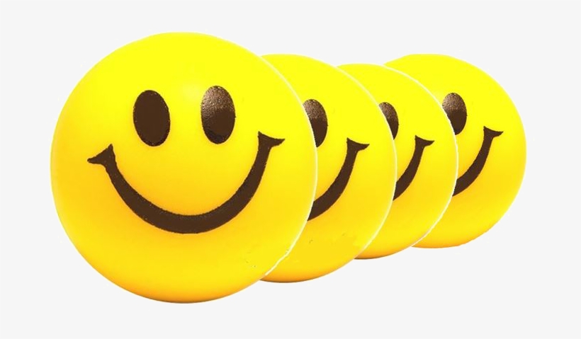 4 Stress Balls Included - Transparent Smiley Balls, transparent png download