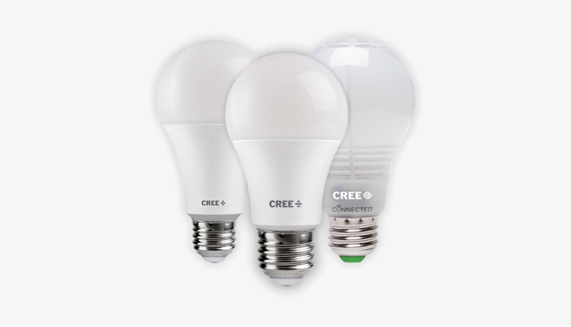 Standard A-type - Cree Sa19-08127mdfd-12de26-1-f4 Led Bulb Led 60w Replacement, transparent png download