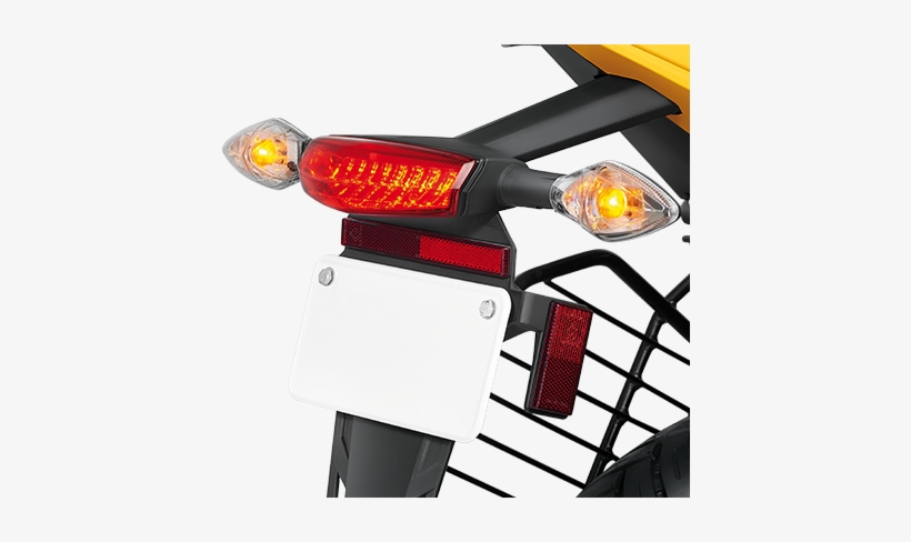 Sporty Led Tail Light & Winkers - Motorcycle, transparent png download