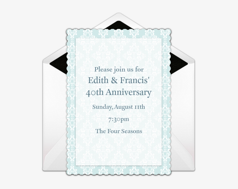 Regal Border Online Invitation - Invitacion De Fin De Curso, transparent png download