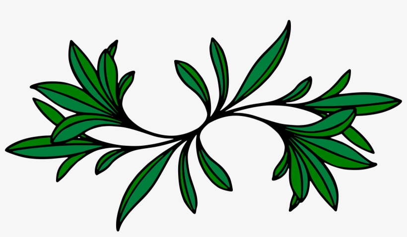Clipart Leafy Design 8 Colour - Color, transparent png download
