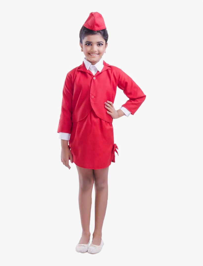 Air Hostess Free Png Image - Air Hostess Fancy Dress Competition, transparent png download