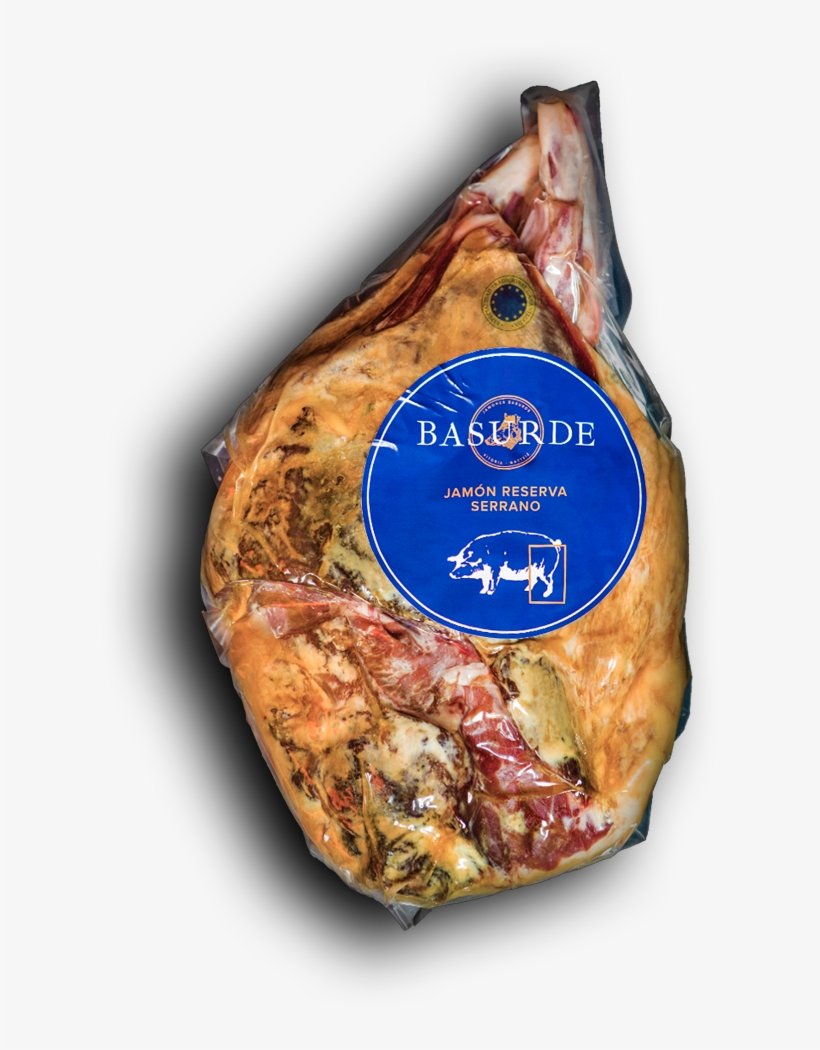 Piece Of Boneless Serrano Ham, With A V-shaped Cut - Flamiche, transparent png download