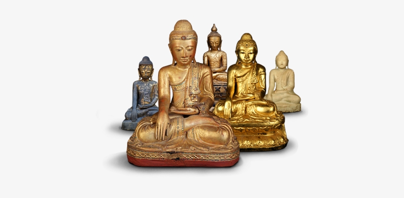 Antique Buddha Statues - Life Is Cause And Effect Buddha, transparent png download