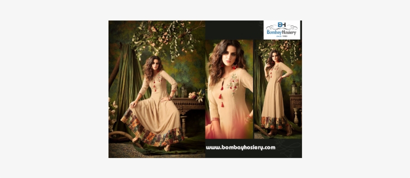 S4u Shivali By Signature Heavy Georgette Designer Kurtis - Georgette, transparent png download