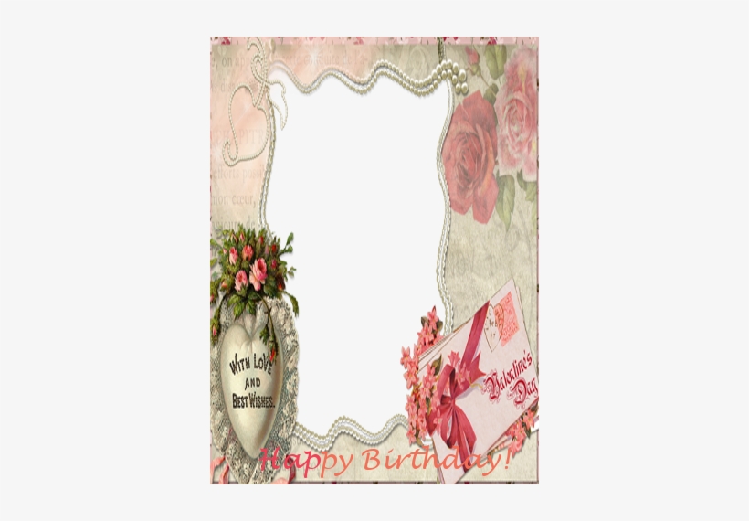 Happy Birthday Photo Frames - Best Wishes Photo Frame, transparent png download