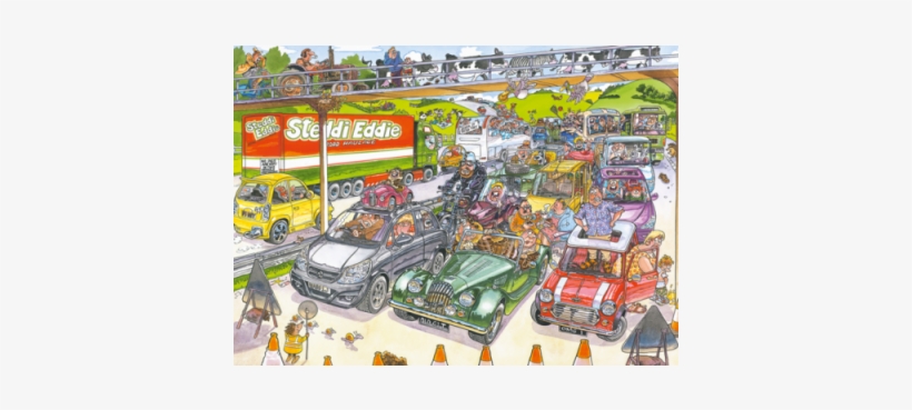 Jumbo Games Wasgij Original 19 Conegestion 1000 Piece - Wasgij Original, transparent png download