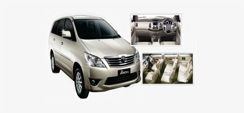 Innova Car On Rent - New Toyota Innova 2012, transparent png download