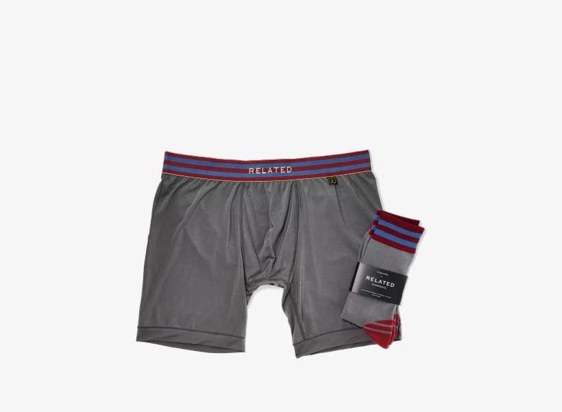 Related Garments Athletic Boxer Brief Sock Set - Underpants, transparent png download