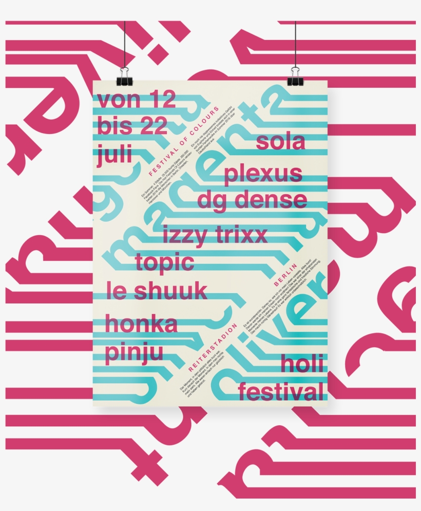 Holi Festival Of Colours Poster And Booklet - Festival, transparent png download