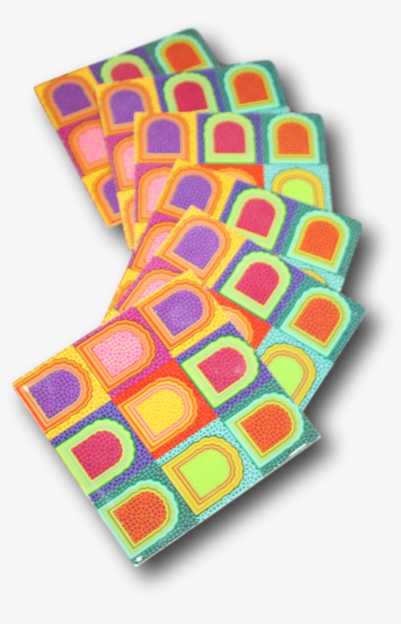 Colour Blast Coasters - Drink Coaster, transparent png download