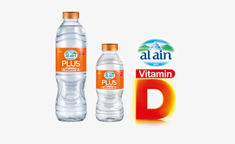 Combining Hydration And Vitamin D Support, Al Ain Vitamin - Alain Water Vitamin D, transparent png download